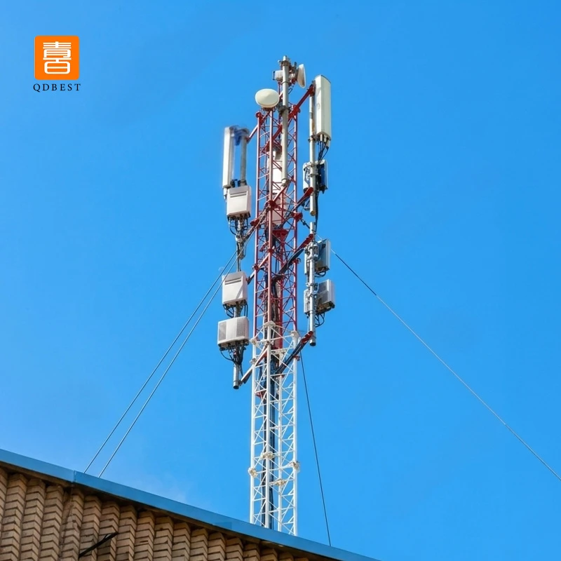 info-1-1 4 Leg Telecommunication Microwave Tower