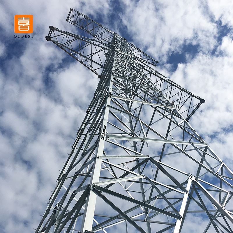 4-Legged Angular Electric Transposition Lines Steel Tower