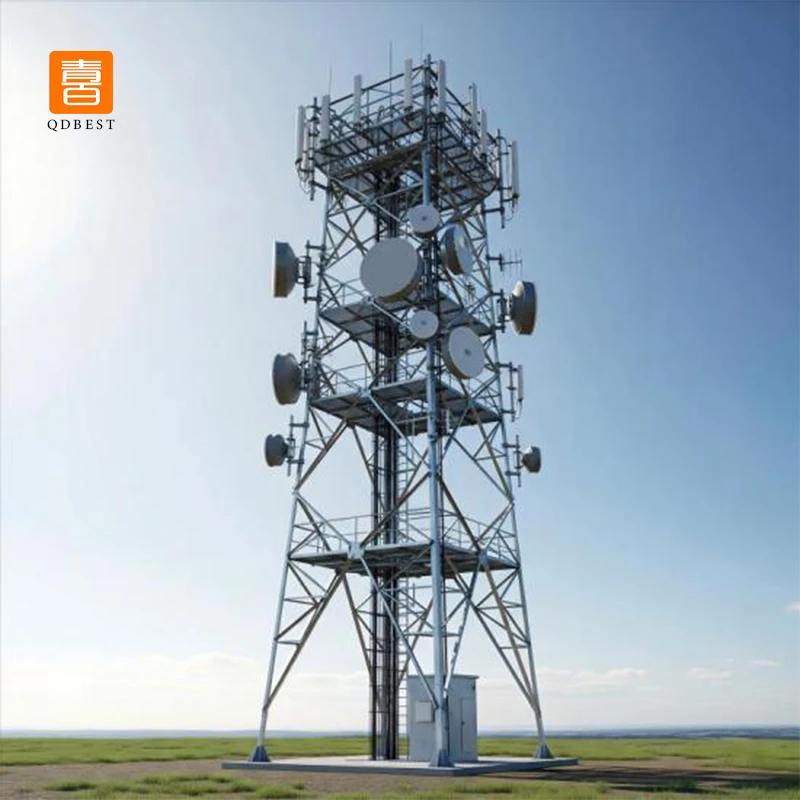 Angle Steel Telecommunication Tower